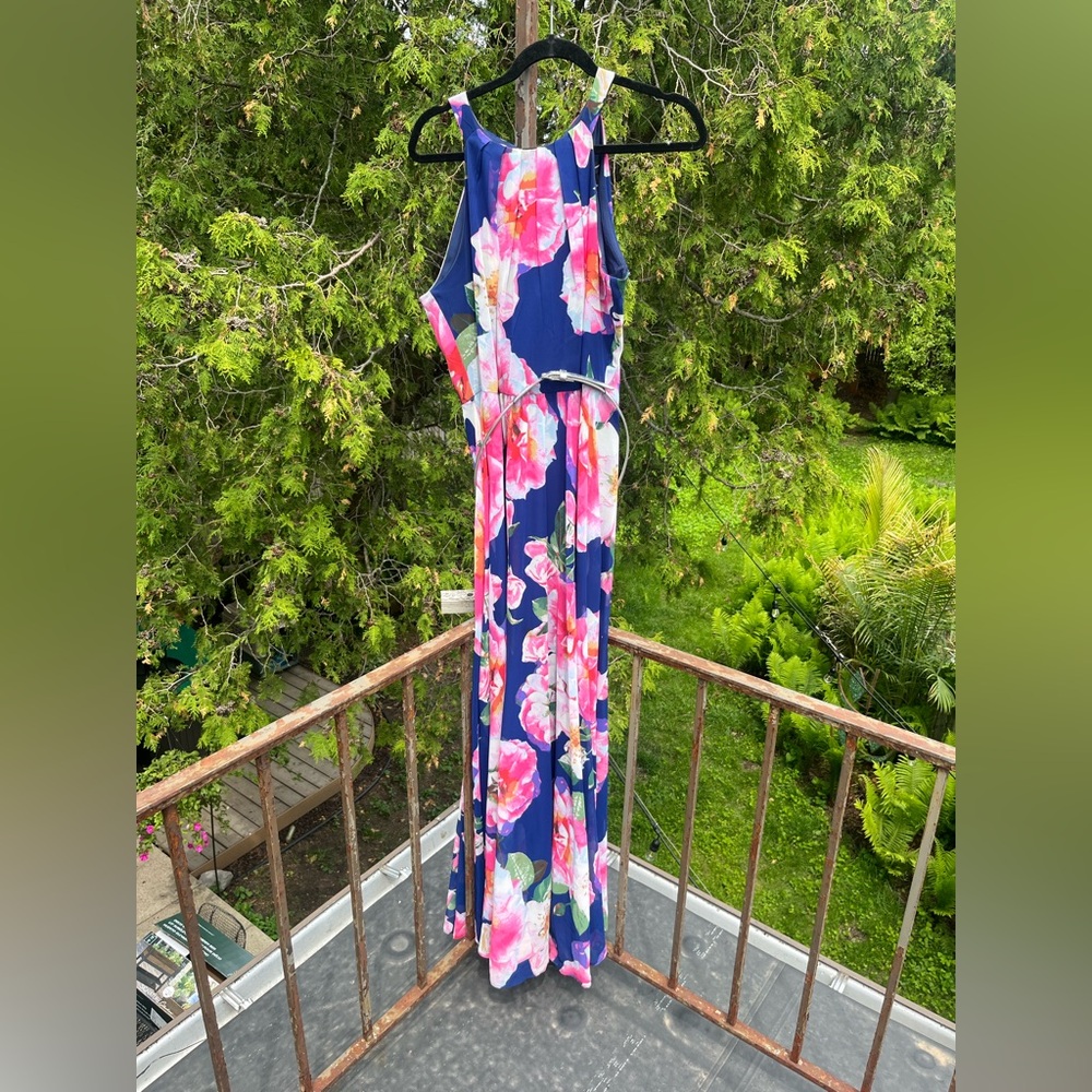 Sweet Meadow Floral Maxi Dress - INC international, Size 14